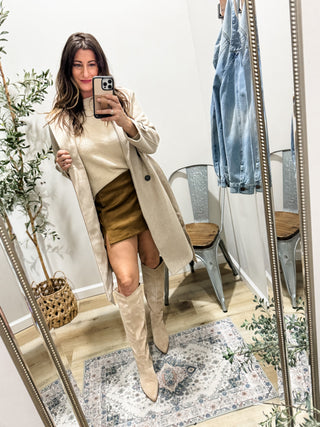 Whiskey Flowing Tall Boots