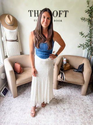 All Summer Long Denim Top