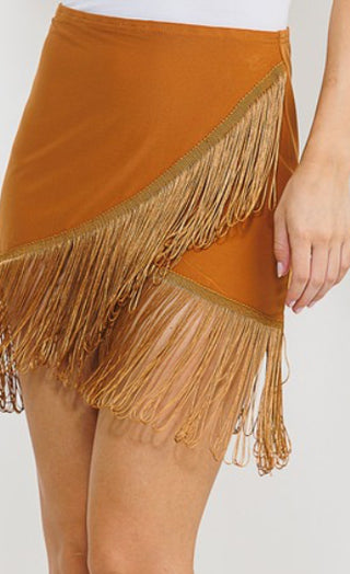 Here For The Party Fringe Skirt