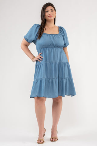 Make My Day Chambray Dress