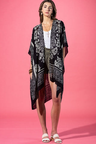 Midnight Mandala Kimono