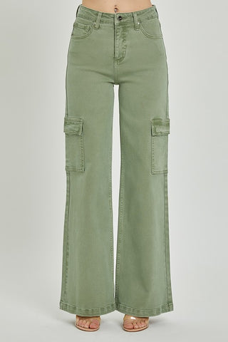 Risen Annie High Rise Cargo Jeans