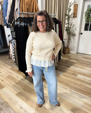 Set Your Soul Alive Layered Sweater