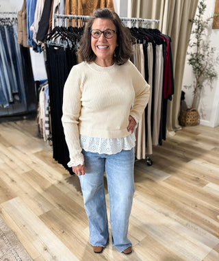 Set Your Soul Alive Layered Sweater