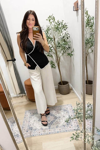 Desert Muse Contrast Top