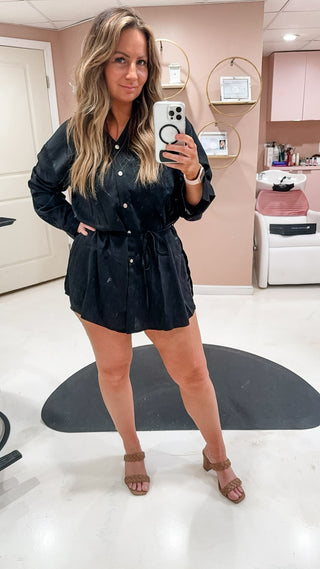 Afternoon Out Skort Dress Black