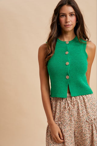 Feeling Good About It Knit Vest