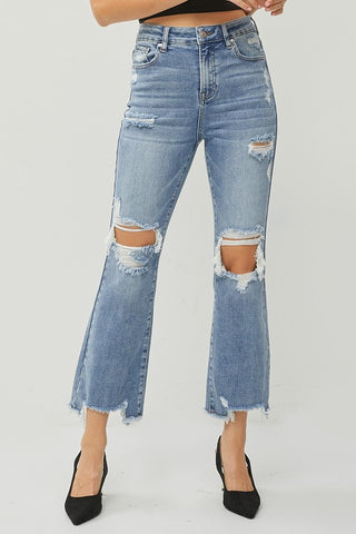 Risen Joanna Ultra Distressed High Rise Crop