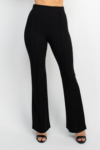 Always On Time Solid Flare Pants