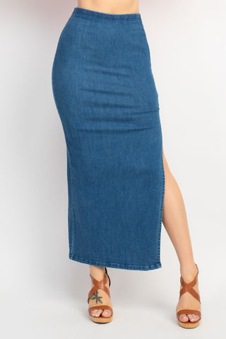 One Of Those Girls Denim Skirt