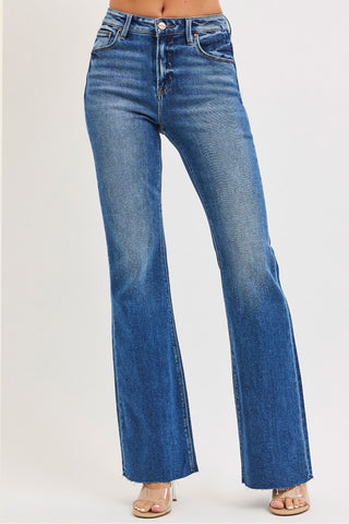 Risen Lola Flare With Raw Hem plus