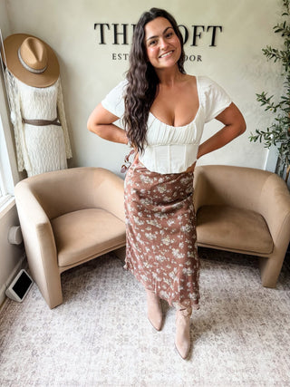 Little Darling Floral Skirt