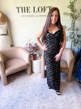 Little Lace Details Floral Dress
