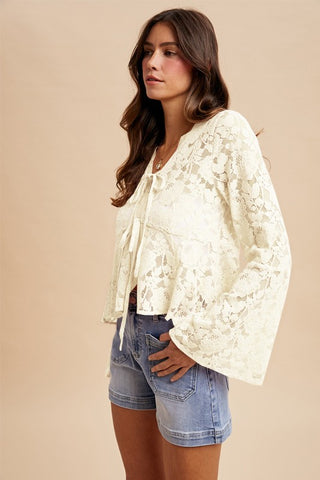 Flirty Floral Lace Top