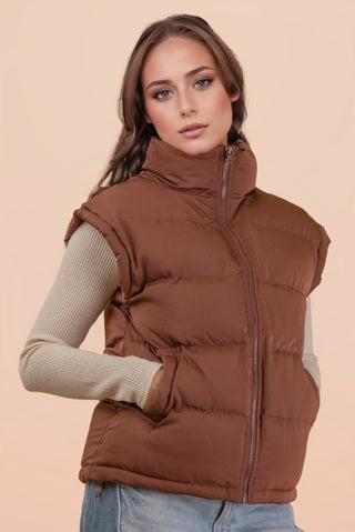 Worth Every Minute Puff Vest 2 Colors