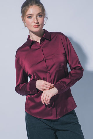 No Big Deal Silk Top