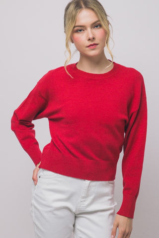 All Day Kind Of Sweater Red