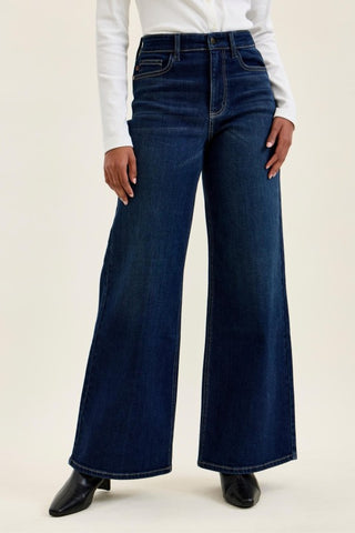 Judy Blue Madison Dark Wash Wide Leg