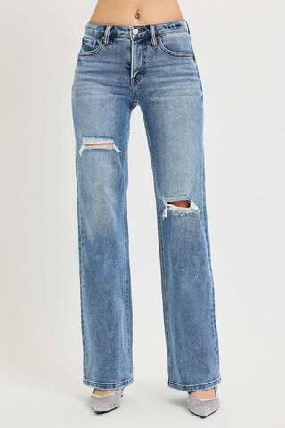 Risen Katherine Mid Rise Straight Jean