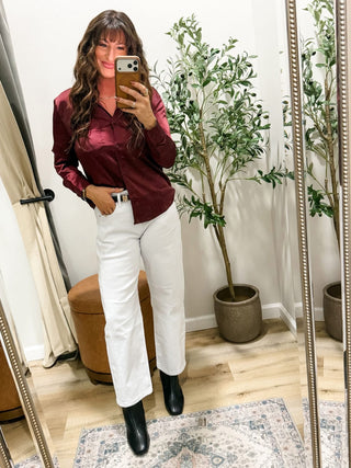 No Big Deal Silk Top