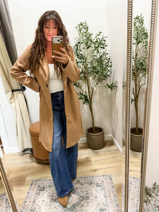 Everything You Wanted Single Button Coat