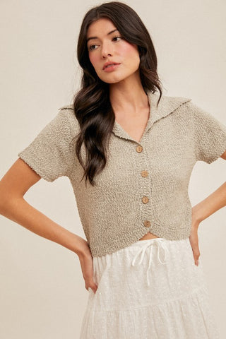 You Said Forever Collared Top