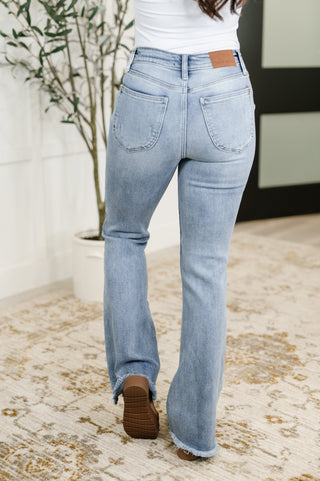 JUDY BLUE Marlena High Rise Shield Pocket Flare Jeans