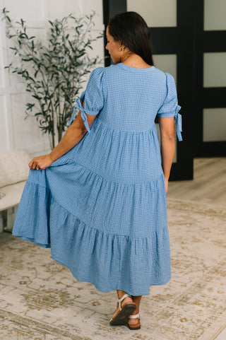 One Less Crisis Tiered Midi Dress