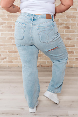 JUDY BLUE Parker High Rise 90's Straight Jeans