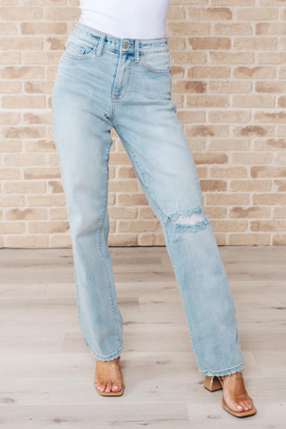 JUDY BLUE Parker High Rise 90's Straight Jeans