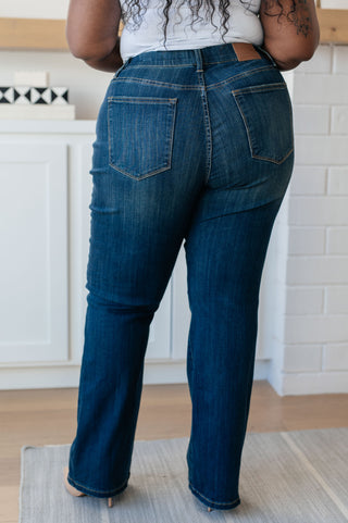 JUDY Blue Ricki High Rise Pull On Slim Bootcut Jeans