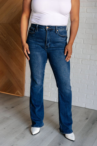 JUDY BLUE Santana High Rise Control Top Bootcut Jeans Regular Inseam