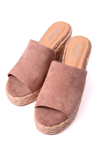 CORKYS Solstice Espadrille Wedge in Blush