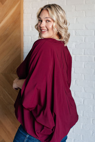 Universal Philosophy Blouse in Wine