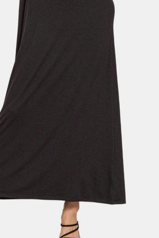 Scoop Neck Wide Strap Tank Dress