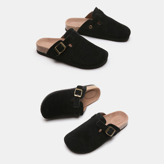 Preorder Suede Buckle clog *BEST SELLER*