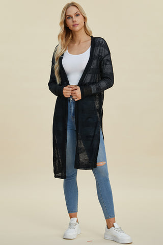 Open Front Longline Cardigan 4