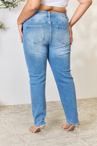 RISEN Mid Rise Skinny Jeans