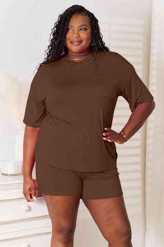 Soft Rayon Half Sleeve Top and Shorts Set 5 Colors