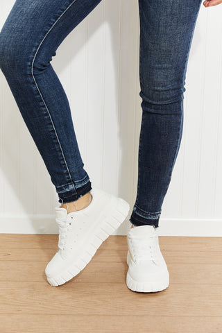 Going and Growing Chunky Sole Lace-Up Sneakers