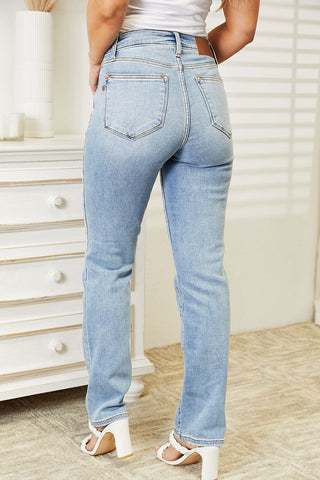 JUDY BLUE Jenny High Waist Straight Jeans