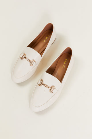 9 to 5 Ballerina Metal Detail Loafers