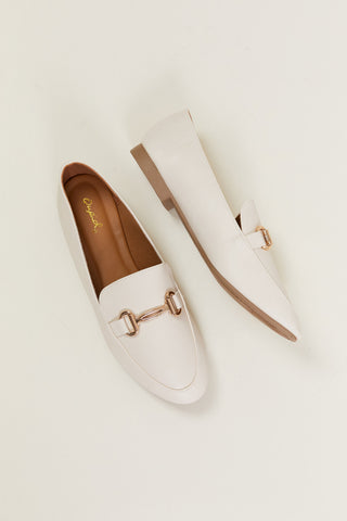 9 to 5 Ballerina Metal Detail Loafers