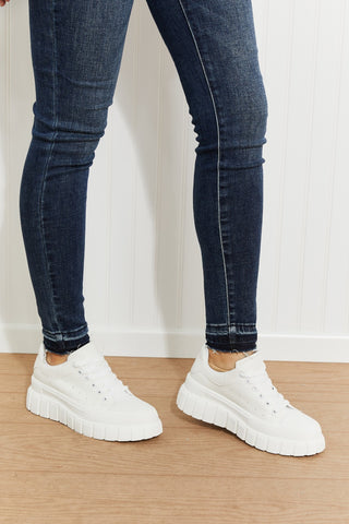 Going and Growing Chunky Sole Lace-Up Sneakers