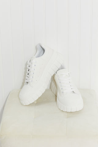 Going and Growing Chunky Sole Lace-Up Sneakers