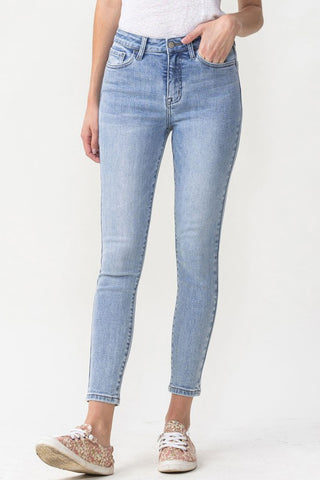 LOVERVET Talia High Rise Crop Skinny Jeans
