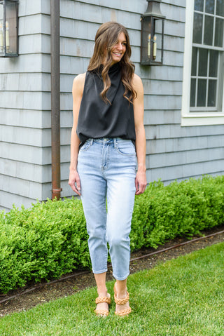 RISEN JEANS A-Game Mom Fit Jeans