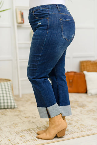 RISEN JEANS Cambridge Mid Rise Straight Leg Jeans