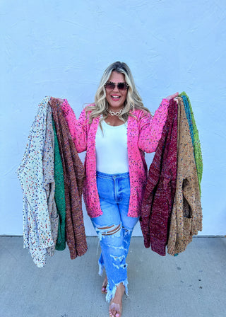 PREORDER: Miley Dot Cardigan In Assorted Colors