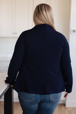 DOORBUSTER Fitted Blazer in Navy